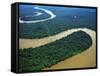 Meandering Tigre River-Layne Kennedy-Framed Stretched Canvas