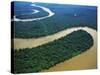 Meandering Tigre River-Layne Kennedy-Stretched Canvas