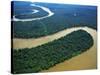 Meandering Tigre River-Layne Kennedy-Stretched Canvas