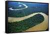 Meandering Tigre River-Layne Kennedy-Framed Stretched Canvas