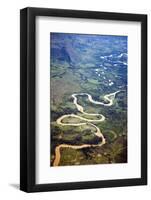 Meandering Wamena River, Baliem Valley, West Papua, Indonesia-Reinhard Dirscherl-Framed Photographic Print