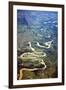 Meandering Wamena River, Baliem Valley, West Papua, Indonesia-Reinhard Dirscherl-Framed Photographic Print