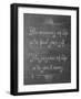 Meaning of Life Chalk-Leslie Wing-Framed Giclee Print