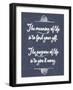 Meaning of Life Distresed 1-Leslie Wing-Framed Giclee Print