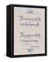 Meaning of Life Per Shakespeare-Leslie Wing-Framed Stretched Canvas