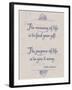 Meaning of Life Per Shakespeare-Leslie Wing-Framed Giclee Print