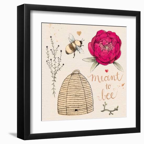 Meant to Bee-Kerri Elliot-Framed Art Print