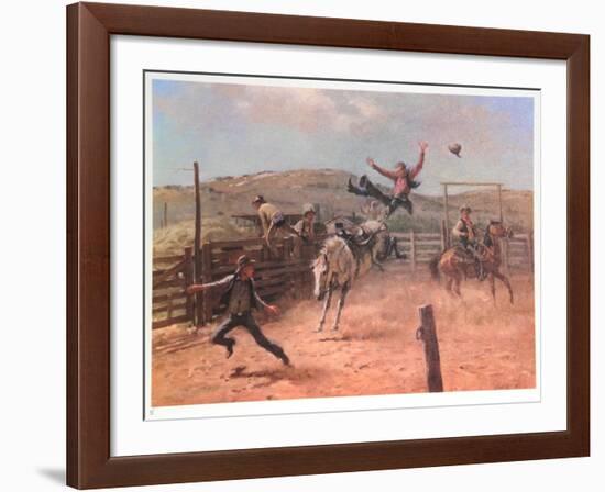 Meanwhile Back at the Ranch-Duane Bryers-Framed Limited Edition