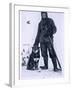 Meares with Osman, Leader of the Dogs, from 'Scott's Last Expedition-Herbert Ponting-Framed Photographic Print