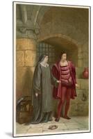 Measure for Measure, Act III Scene I: The Despondent Claudio with His Virtous Sister Isabella-Joseph Kronheim-Mounted Art Print