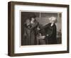 Measure for Measure, Isabella Reject's Angelo's Dishonourable Suggestion-A. Spiess-Framed Art Print