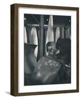 'Measuring airscrew blades', 1941-Cecil Beaton-Framed Photographic Print