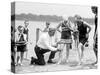 Measuring Bathing Suits, C.1922-null-Stretched Canvas