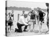 Measuring Bathing Suits, C.1922-null-Stretched Canvas