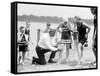 Measuring Bathing Suits, C.1922-null-Framed Stretched Canvas