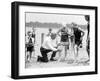 Measuring Bathing Suits, C.1922-null-Framed Photographic Print