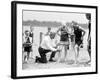 Measuring Bathing Suits, C.1922-null-Framed Photographic Print