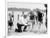 Measuring Bathing Suits, C.1922-null-Framed Photographic Print