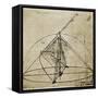 Measuring Instruments-Leonardo da Vinci-Framed Stretched Canvas