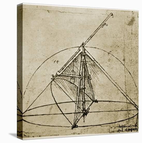 Measuring Instruments-Leonardo da Vinci-Stretched Canvas