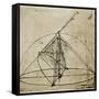 Measuring Instruments-Leonardo da Vinci-Framed Stretched Canvas