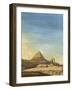 Measuring Sphinx, Detail of Pyramids of Menfis, 1798-Charles-Louis Balzac-Framed Giclee Print