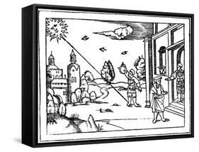 Measuring the Altitude of the Sun, 1539-null-Framed Stretched Canvas