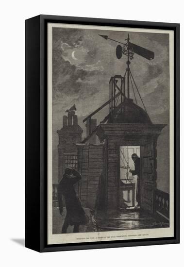 Measuring the Wind, a Sketch at the Royal Observatory, Greenwich-William Bazett Murray-Framed Stretched Canvas