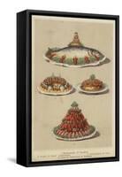 Meat and Seafood Dishes-null-Framed Stretched Canvas