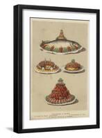 Meat and Seafood Dishes-null-Framed Premium Giclee Print