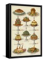 Meat and Seafood Dishes-null-Framed Stretched Canvas