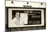 Meat Billboard-null-Mounted Art Print