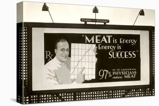 Meat Billboard-null-Stretched Canvas