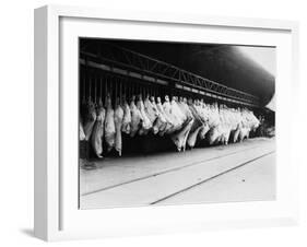 Meat in Storage, World War I-Robert Hunt-Framed Photographic Print