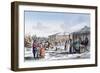 Meat Market During Winter, Russia, 1821-AC Houbigaot-Framed Giclee Print