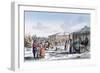 Meat Market During Winter, Russia, 1821-AC Houbigaot-Framed Giclee Print