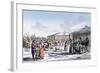 Meat Market During Winter, Russia, 1821-AC Houbigaot-Framed Giclee Print