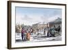 Meat Market During Winter, Russia, 1821-AC Houbigaot-Framed Giclee Print