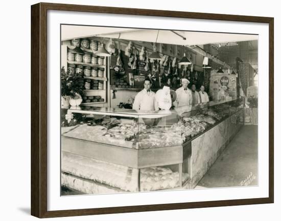 Meat Markets, 1928-Marvin Boland-Framed Giclee Print