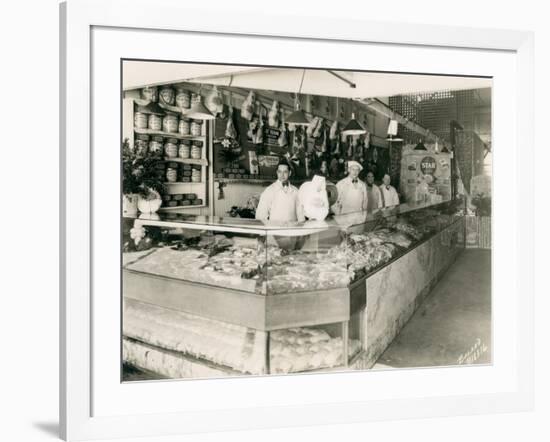 Meat Markets, 1928-Marvin Boland-Framed Giclee Print