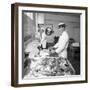 Meat Packing at a South Yorkshire Meat Processing Company, 1972-Michael Walters-Framed Photographic Print