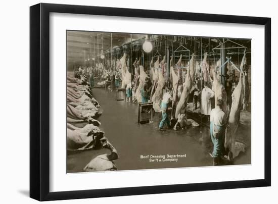 Meat Packing Plant-null-Framed Art Print