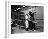 Meat Pie Production, Rawmarsh, South Yorkshire, 1959-Michael Walters-Framed Photographic Print