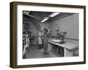 Meat Pie Production, Rawmarsh, South Yorkshire, 1959-Michael Walters-Framed Photographic Print