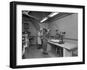 Meat Pie Production, Rawmarsh, South Yorkshire, 1959-Michael Walters-Framed Photographic Print