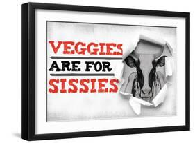 Meat Rules 2-null-Framed Giclee Print