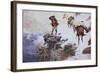 Meat's not Meat 'Til It's in the Pan-Charles Marion Russell-Framed Premium Giclee Print