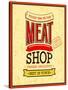 Meat Shop Design-MiloArt-Stretched Canvas