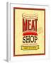 Meat Shop Design-MiloArt-Framed Art Print