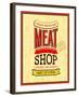 Meat Shop Design-MiloArt-Framed Art Print